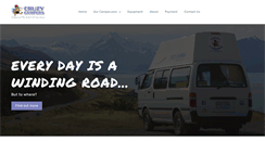 Desktop Screenshot of cruzycampers.co.nz